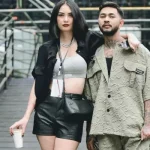 Onadio Leonardo, musisi, dan istrinya, Bebi.e., menyambut kehadiran anak kedua mereka, seorang putri bernama Janeera Deluca Leonardo Wage. Foto ini menampilkan Onadio dan istri saat mengumumkan kabar bahagia tersebut.